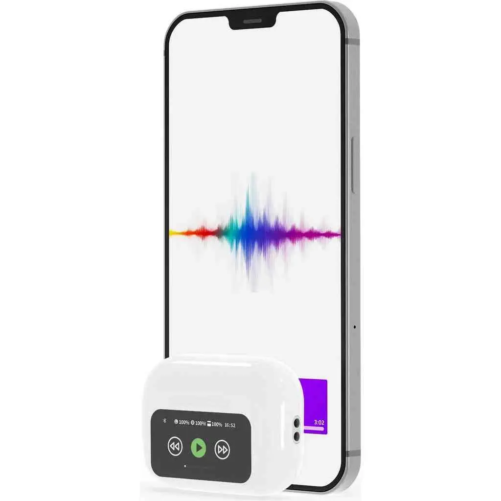 Наушники Gembird TWS-LCD-ANC-01-W, белый