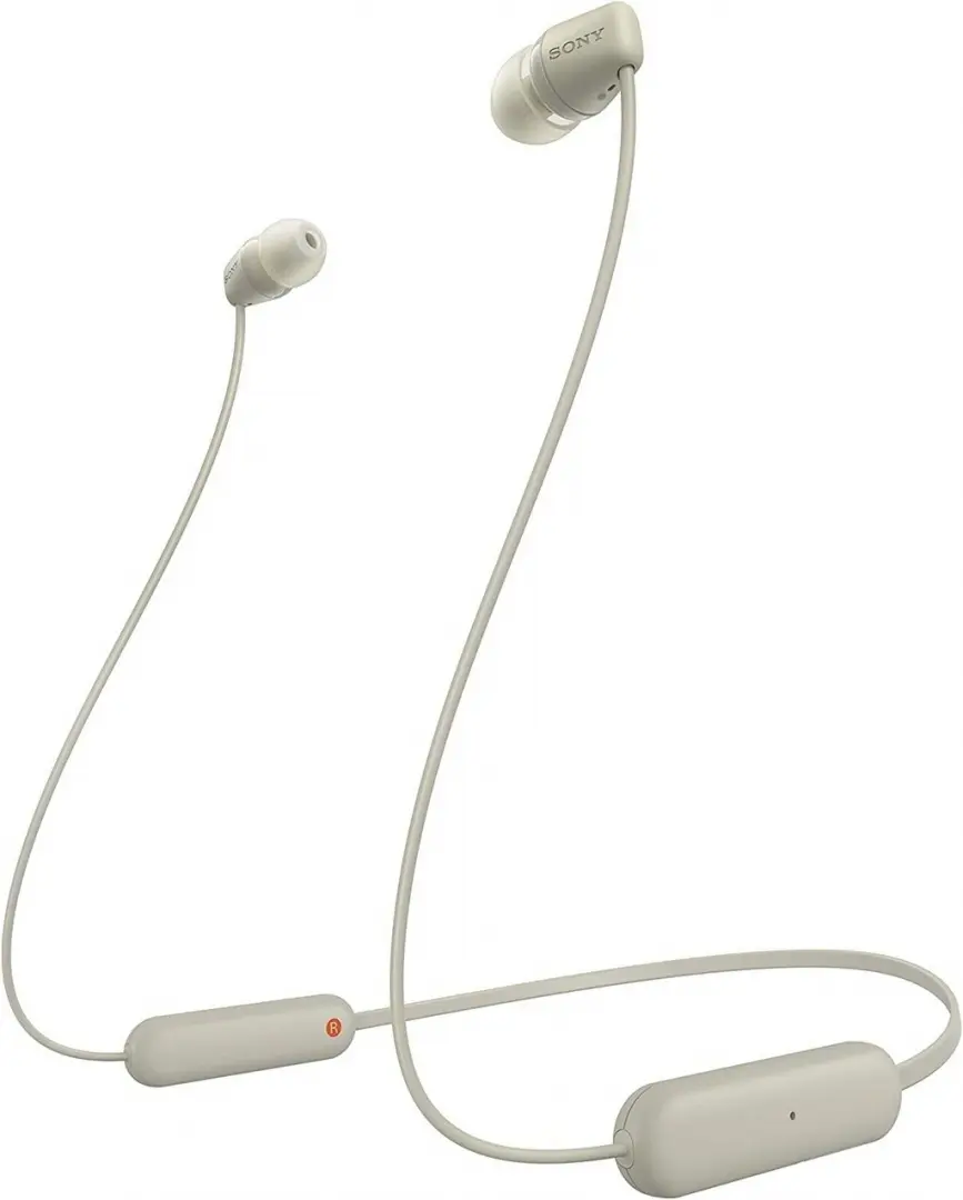 Căşti Sony WI-C100, bej