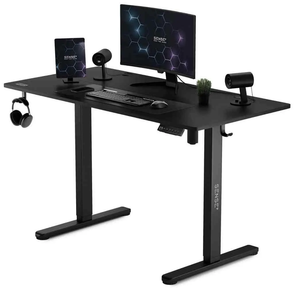 Masă de birou SENSE7 Nojo 120x60, negru