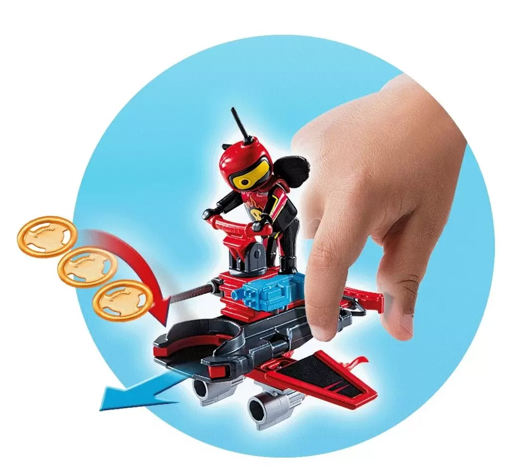 Set jucării Playmobil Firebot with Disc Shoot