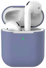 Husă pentru căști Helment Case Silicone Airpods 2 (AIRPOD2LG), gri pe tehnoparc.md Husă pentru căști Helment Case Silicone Airpods 2 (AIRPOD2LG), gri
