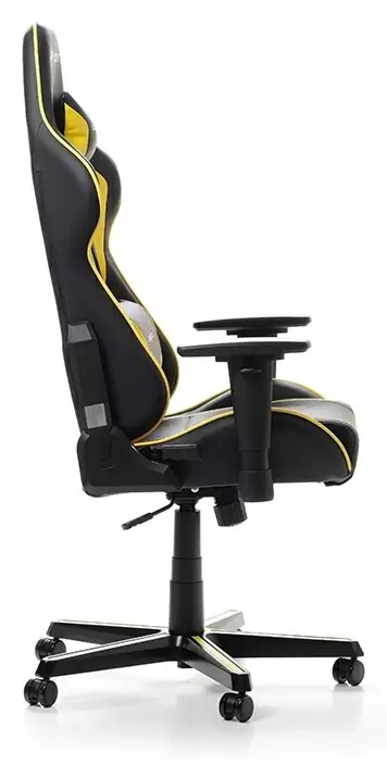 Компьютерное кресло DXRacer GC-F08-NY, черный/желтый