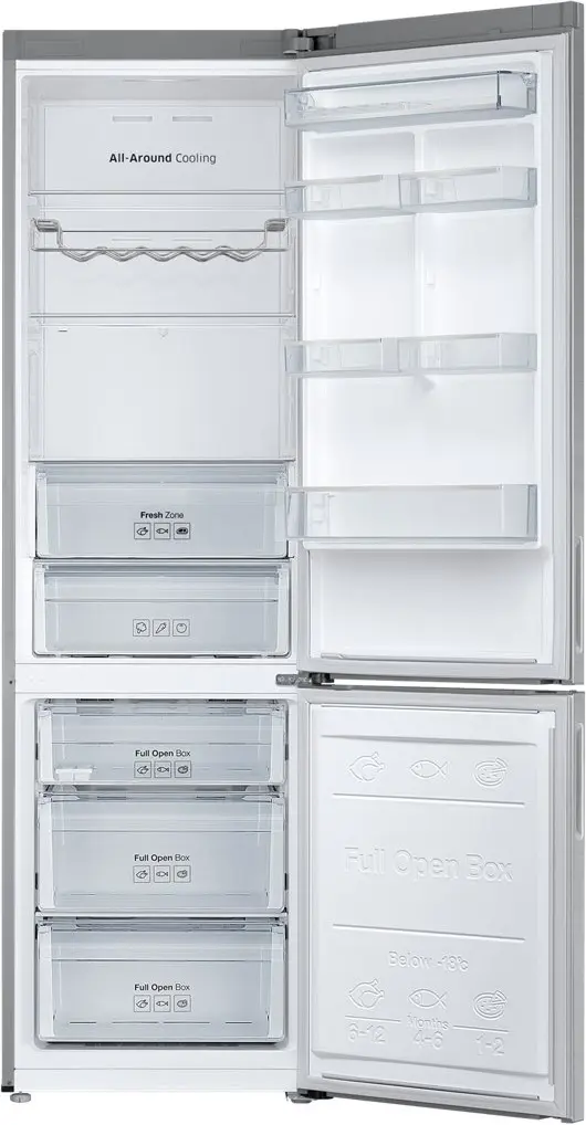 Холодильник Samsung RB37J5220SA/UA, серебристый