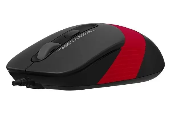 Мышка A4Tech FM10, черный/красный