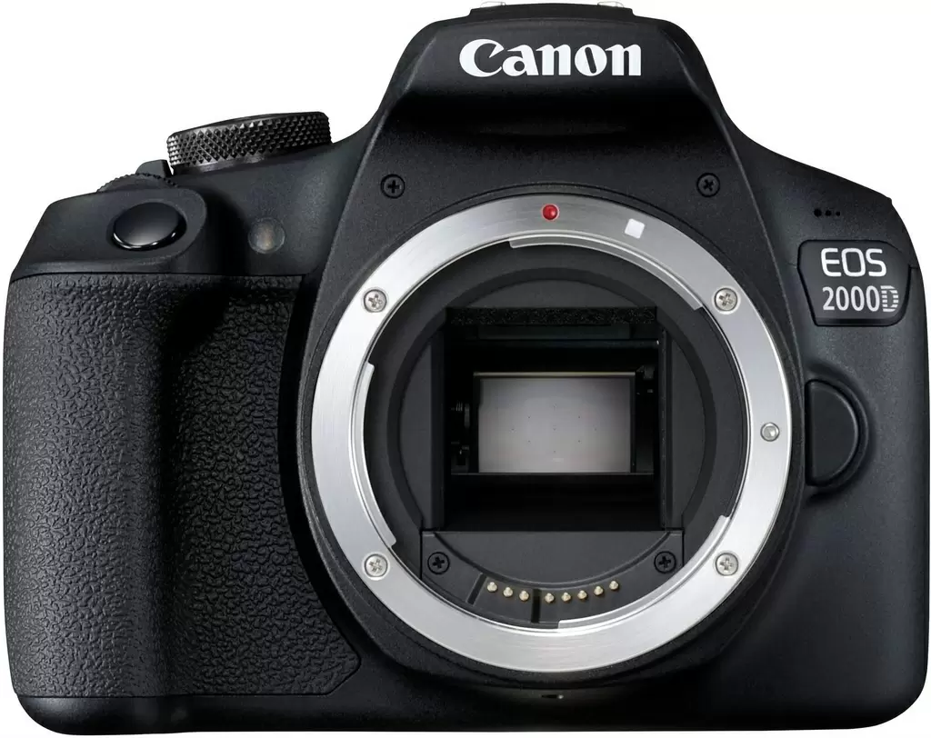 Aparat foto Canon EOS 2000D + EF-S 18-55mm f/3.5-5.6 IS II Kit, negru