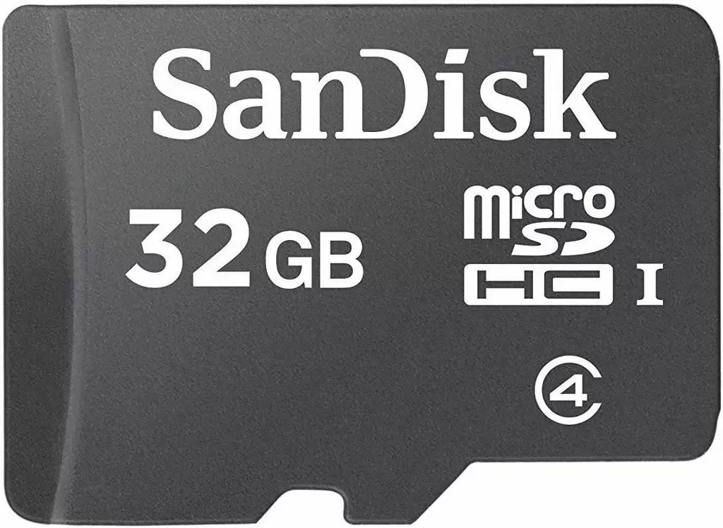 Карта памяти SanDisk microSDHC 32GB Class 4 + SD adapter