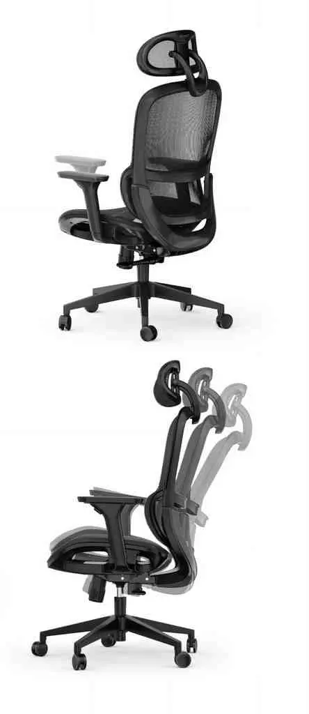 Scaun de birou SENSE7 Neyo, negru