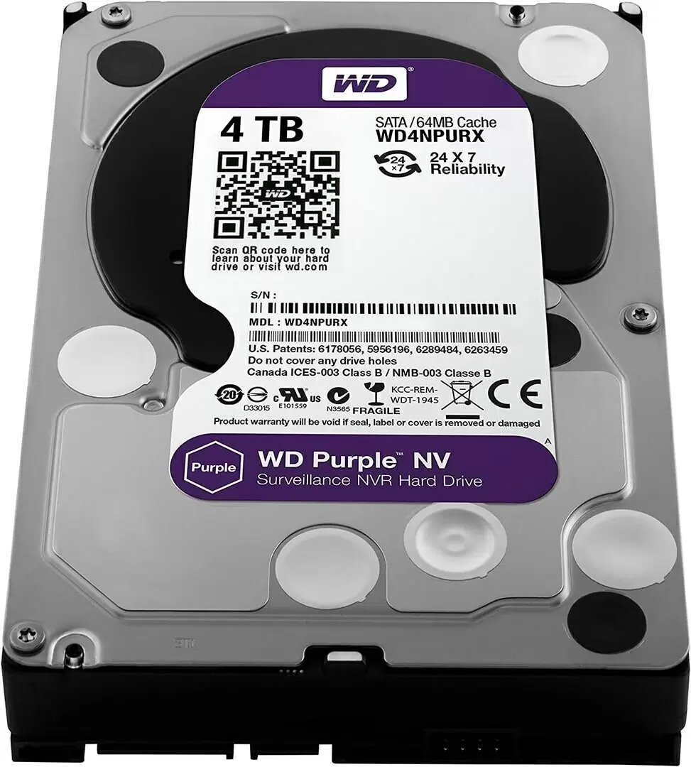 Жесткий диск WD Caviar Purple WD40PURX-FR 3.5", 4TB