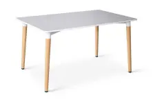 Masă Xenos Velmor 2.0, alb/lemn
