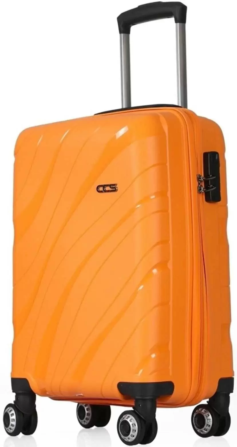Valiză CCS 5223 M, portocaliu