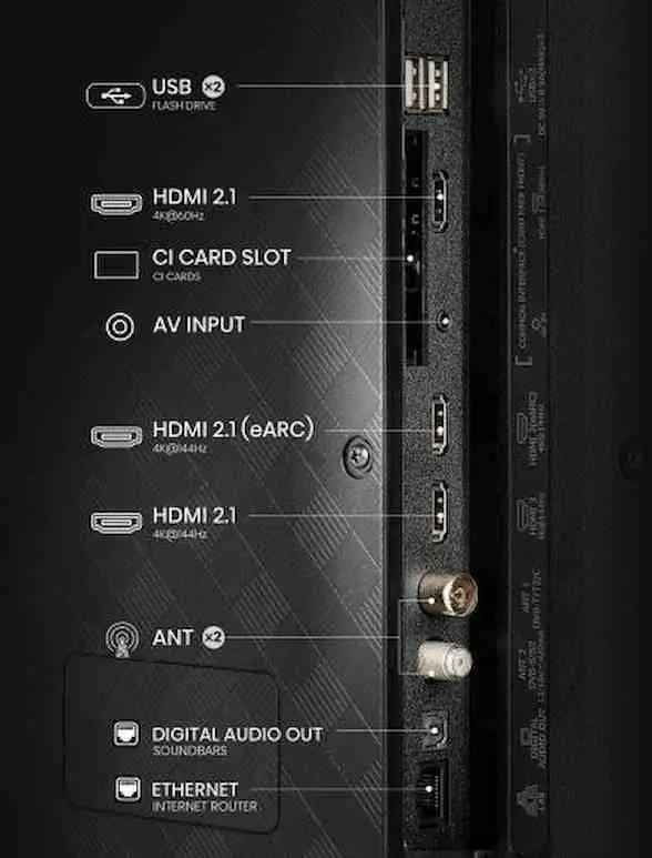 Televizor Hisense 43E7Q Pro, negru