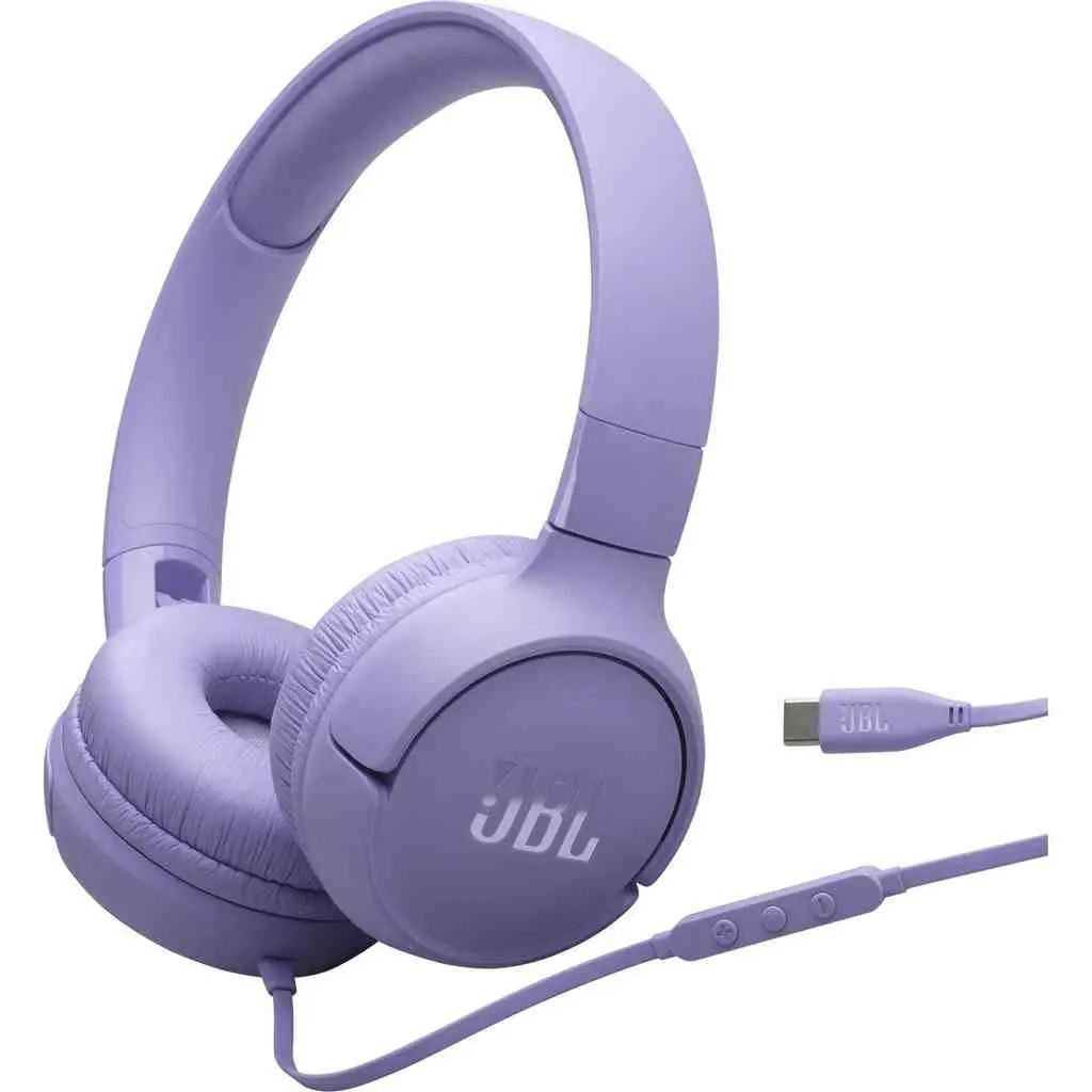 Наушники JBL T520C, фиолетовый