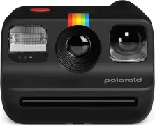 Aparat foto cu imprimare instantanee Polaroid Go Gen 2 + Color Films 16pcs, negru