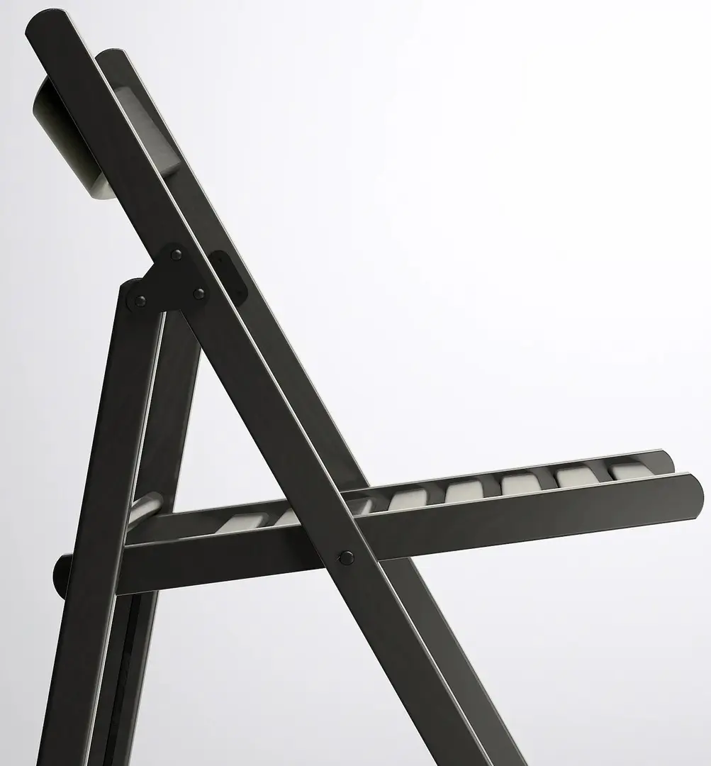 Scaun IKEA Terje pliant, negru pe tehnoparc.md Scaun IKEA Terje pliant, negru