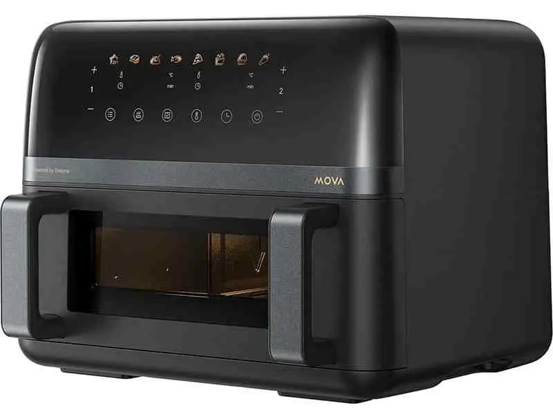 Аэрогриль Mova FD20 Pro, черный на tehnoparc.md Аэрогриль Mova FD20 Pro, черный