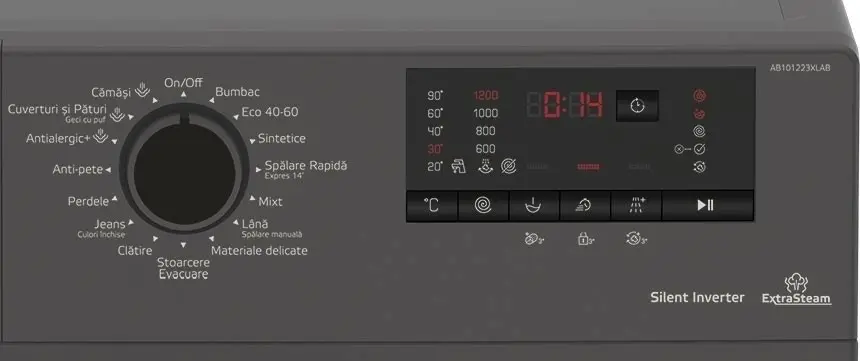 Maşină de spălat rufe Arctic AB101223XLAB, gri