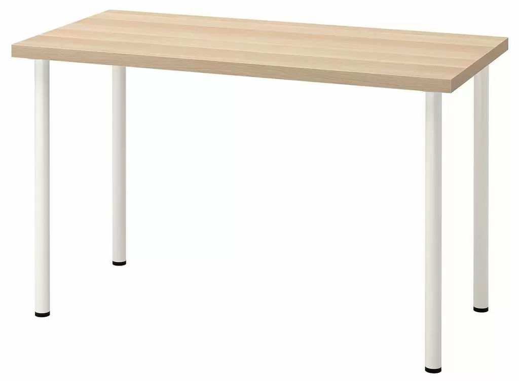 Masă de birou IKEA Lagkapten/Adils 120x60cm, stejar antic/alb