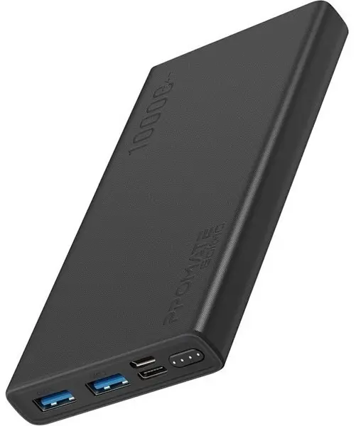 Внешний аккумулятор Promate AISBOLT10BK 10000mAh, черный на tehnoparc.md Внешний аккумулятор Promate AISBOLT10BK 10000mAh, черный