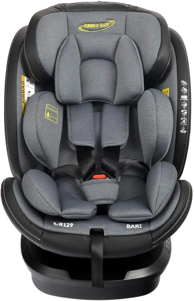 Scaun auto Summer Baby Bari I-Size, gri