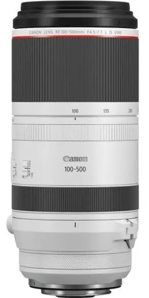 Obiectiv Canon RF 100-500mm f/4.5-7.1L IS USM, alb