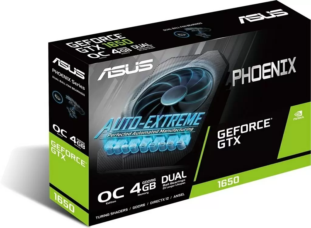 Placă video Asus GeForce GTX1650 D6 4GB GDDR6 Phoenix OC -P