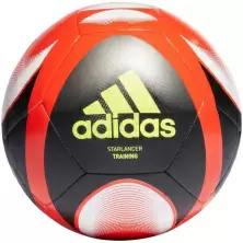 Мяч футбольный Adidas Starlancer Training, черный/красный