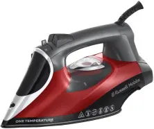Утюг Russell Hobbs One Temperature, черный/красный