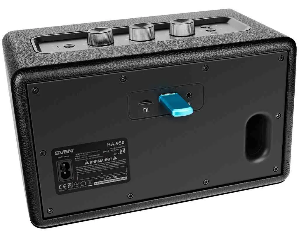 Boxă portabilă Sven HA-950, negru pe tehnoparc.md Boxă portabilă Sven HA-950, negru