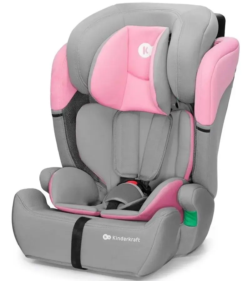 Scaun auto Kinderkraft Comfort Up 2 i-Size, gri/roz