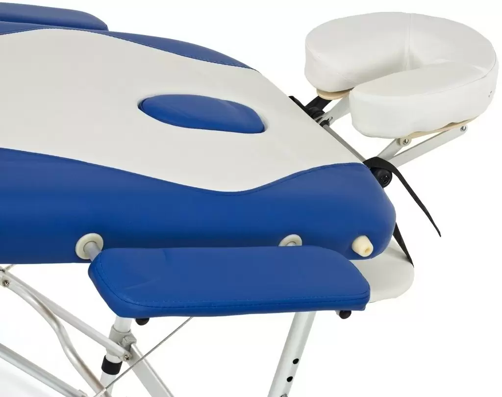 Masă pentru masaj BodyFit 1035, albastru/alb