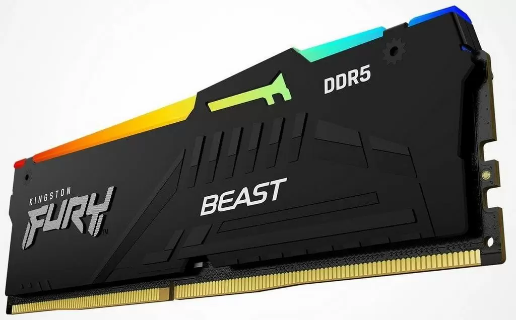 Оперативная память Kingston Fury Beast RGB Expo 32GB (2x16GB) DDR5-6000MHz, CL30, 1.35V