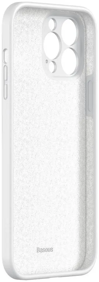 Чехол Baseus Liquid Silica Gel Protective Case For iPhone 13 Pro Max, белый