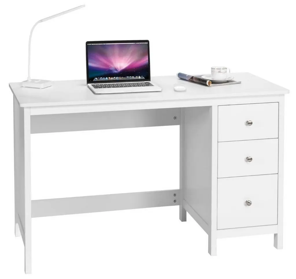 Masă de birou Costway CB10414WH, alb