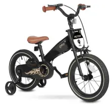 Детский велосипед Qplay Motor 3in1 16, черный