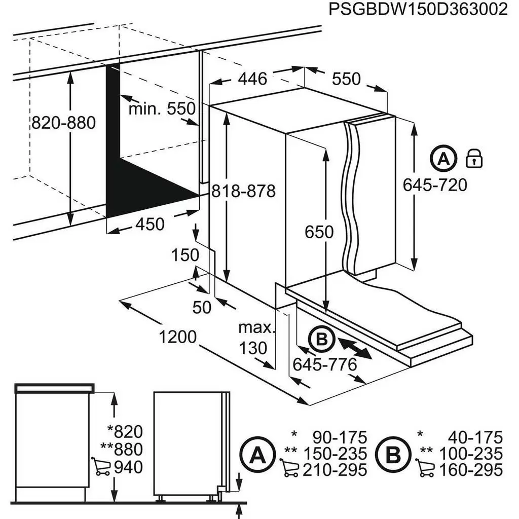 Посудомоечная машина AEG FSE73507P