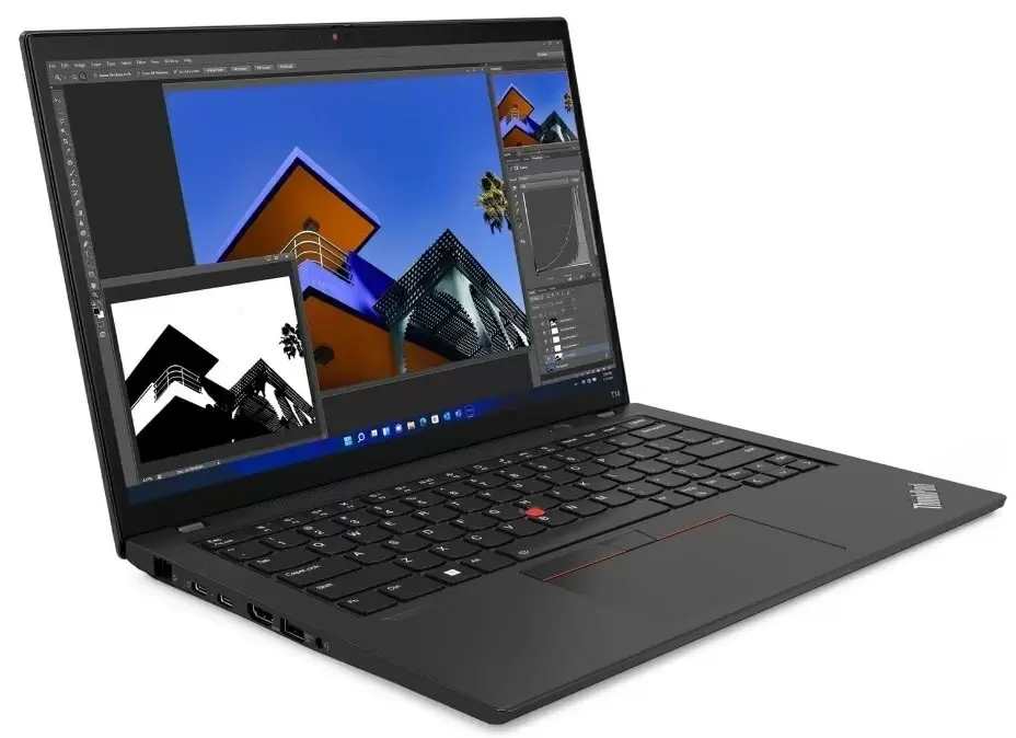 Ноутбук Lenovo ThinkPad T14 Gen3 (14"/WUXGA/Core i7-1255U/16GB/512GB/Intel Iris Xe/Win11Pro), черный