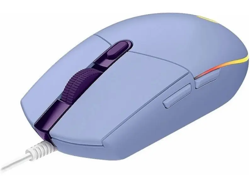 Mouse Logitech G203 Lightsync, liliac