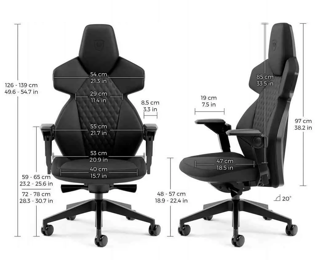 Геймерское кресло Noblechairs DAWN Gaming, черный
