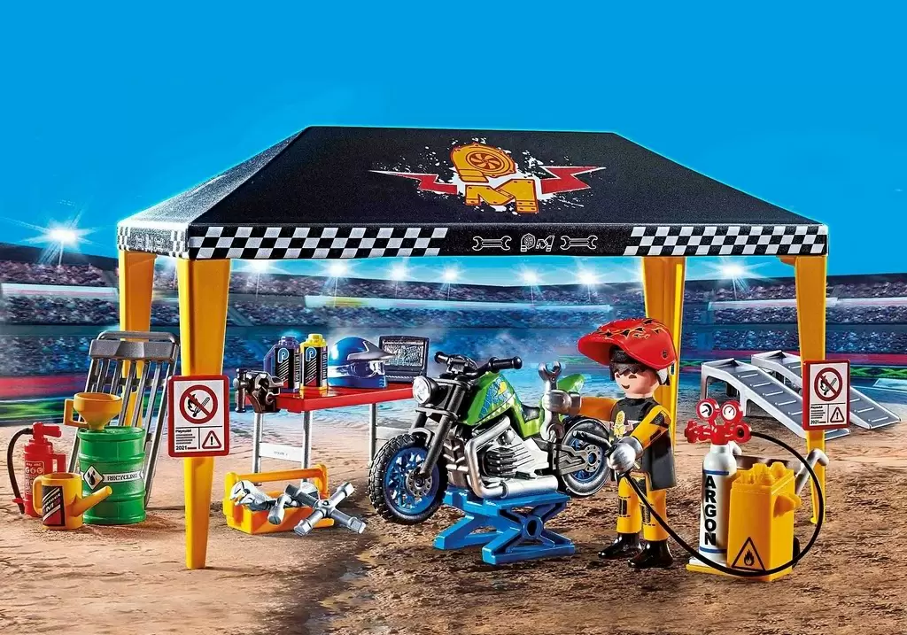 Игровой набор Playmobil Stunt Show Service Tent
