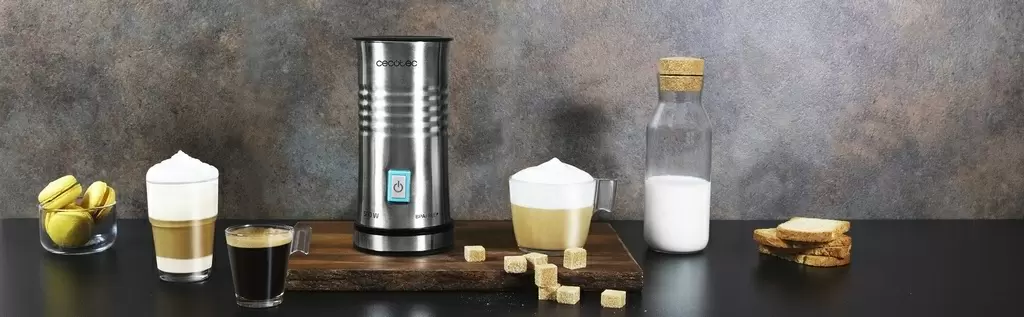 Вспениватель молока Cecotec Power Latte Spume 4000, черный/серебристый