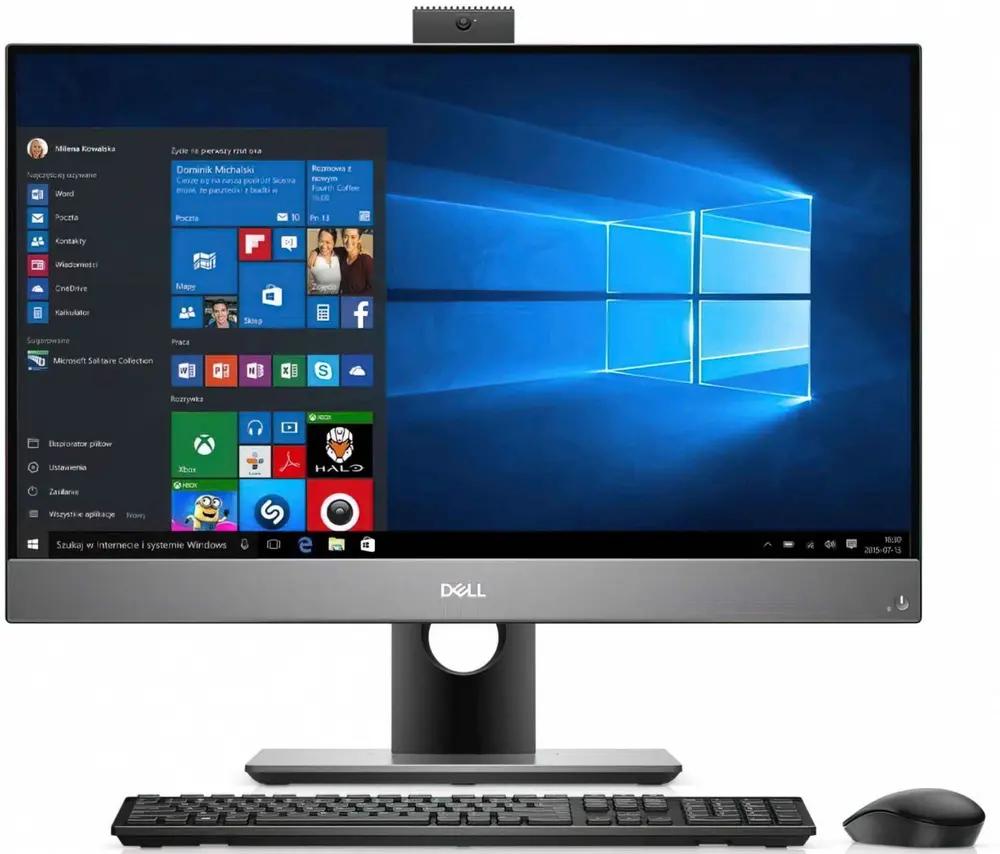 Моноблок Dell OptiPlex 5480 (23.8"/FHD/Core i7-10700T/16GB/512GB/Intel UHD 630), черный