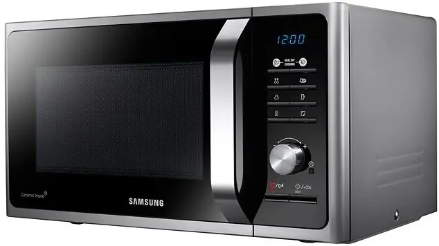 Микроволновая печь Samsung MS23F302TAS/BW, черный/серебристый