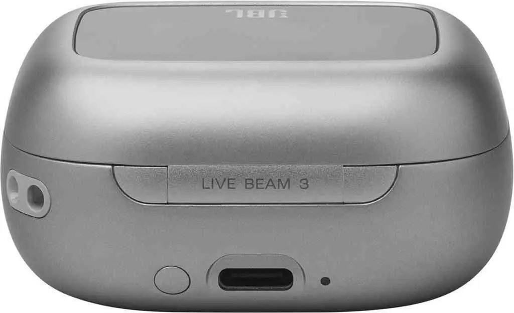 Căşti JBL LIVE Beam 3, argintiu
