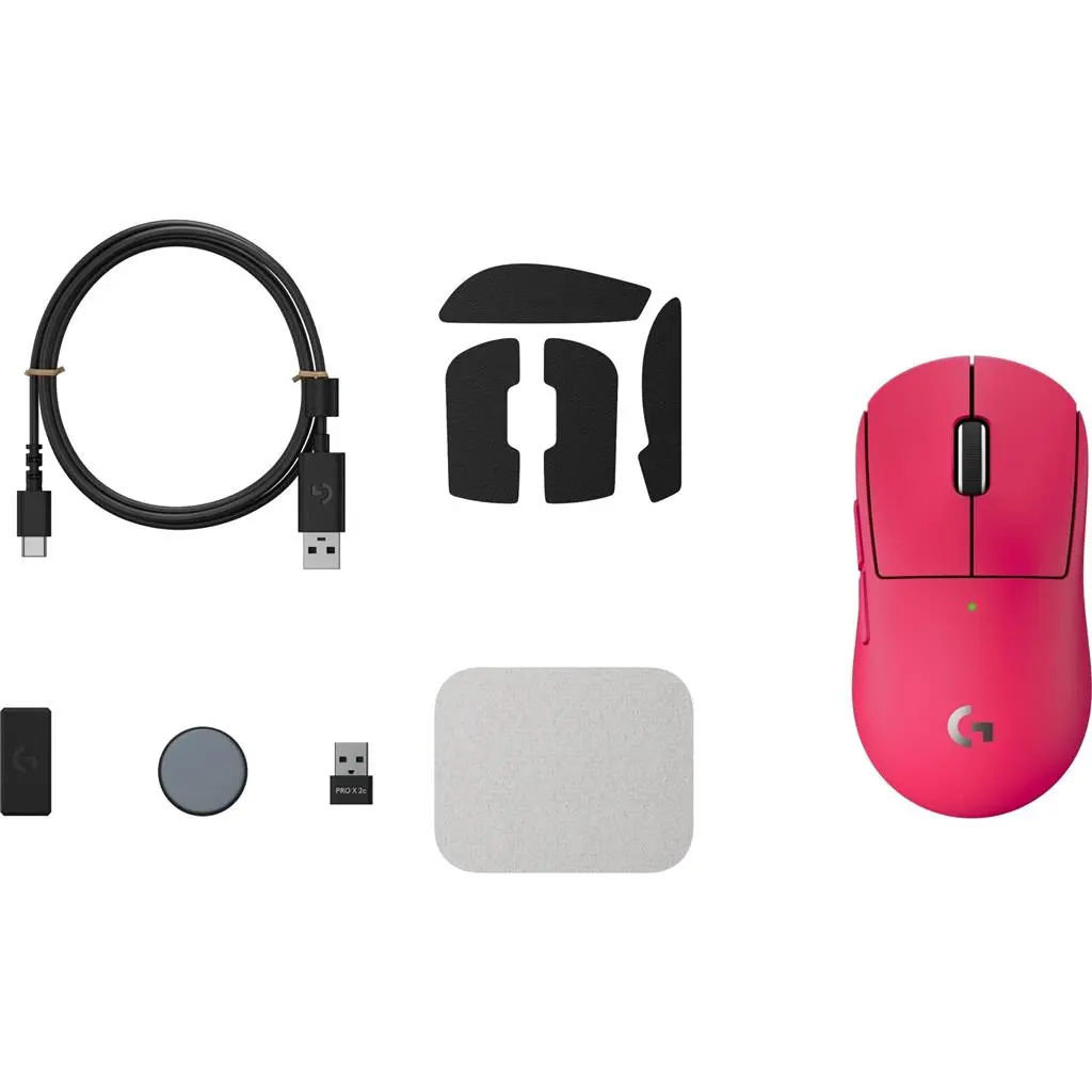 Mouse Logitech G Pro X Superlight 2C Pink, roz pe tehnoparc.md Mouse Logitech G Pro X Superlight 2C Pink, roz