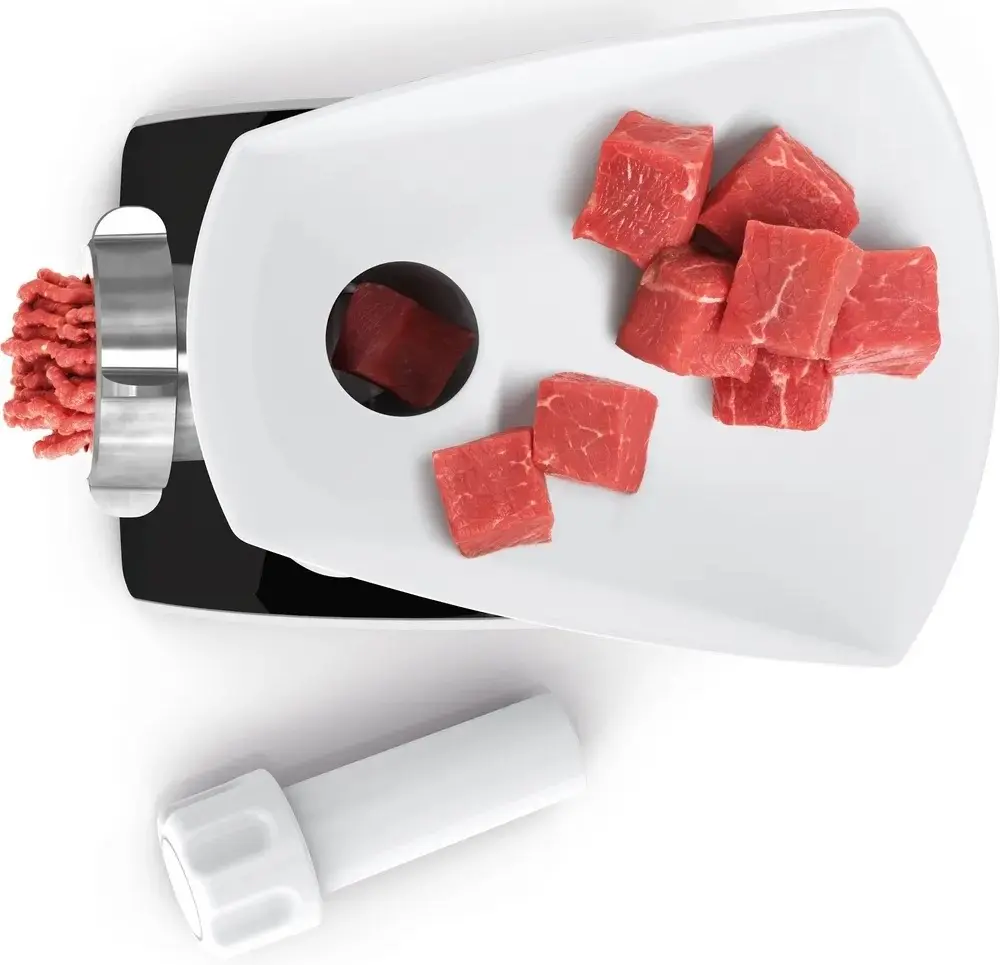 Maşină de tocat carne Bosch MFW3850B, alb/negru