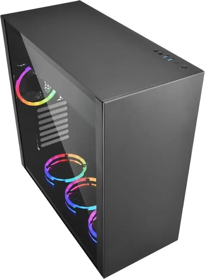 Carcasă Sharkoon Pure Steel RGB, negru