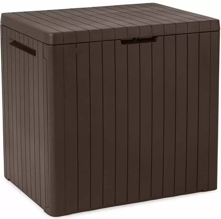 Садовый ящик Keter City Storage Box 113L, коричневый