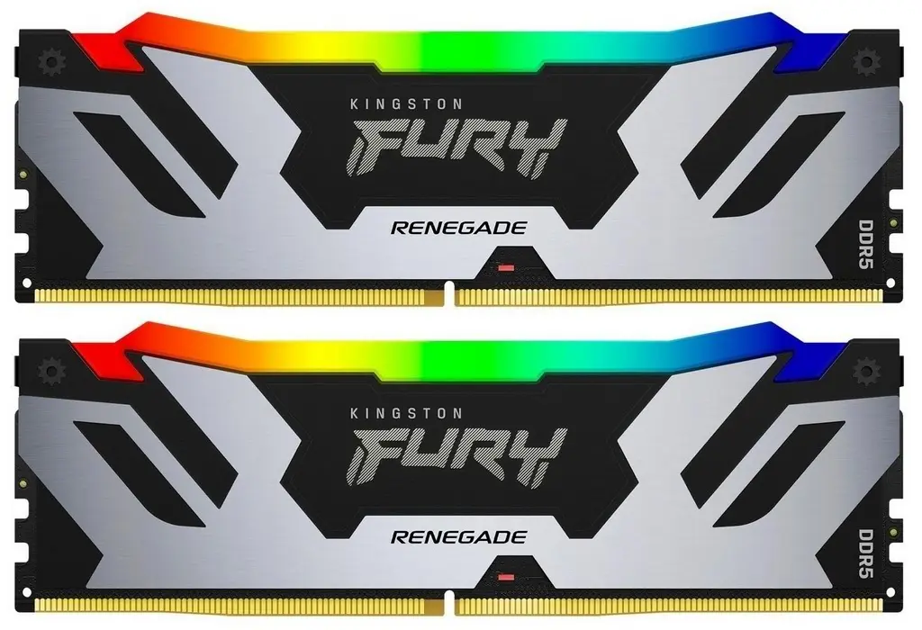 Оперативная память Kingston Fury Renegade RGB 96GB (2x48GB) DDR5-6400MHz, CL32-39, 1.4V