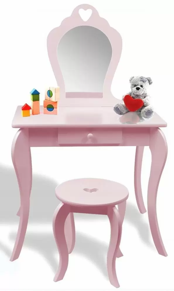 Masă de toaletă pentru copii Chomik PHO0403, roz