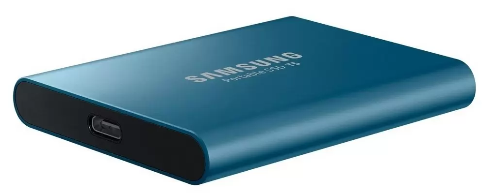 Disc rigid SSD extern Samsung Portable T5 500GB, albastru